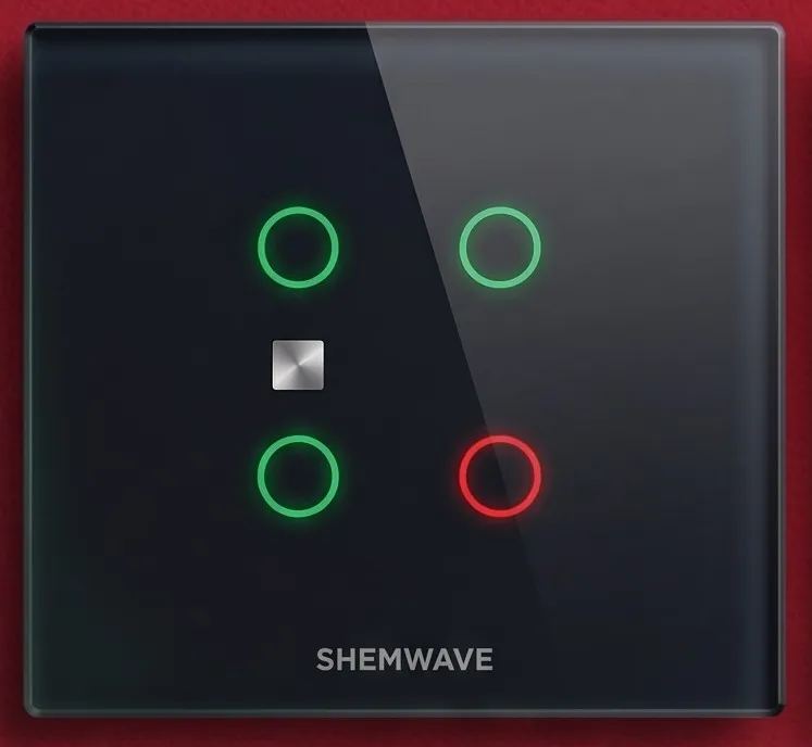 2M4S- 4 Switch Control (Black, Acrelic)
