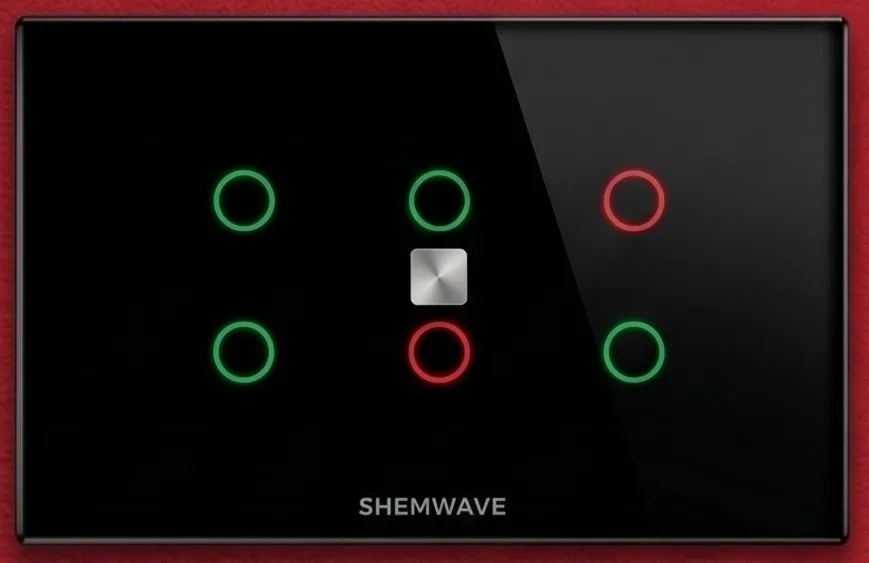 4M6S-6 Switch Control (Black, Acrelic)