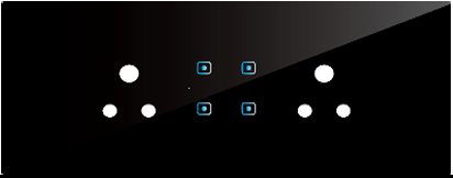 Edge Touch 4 Switch  2 Socket (6A)