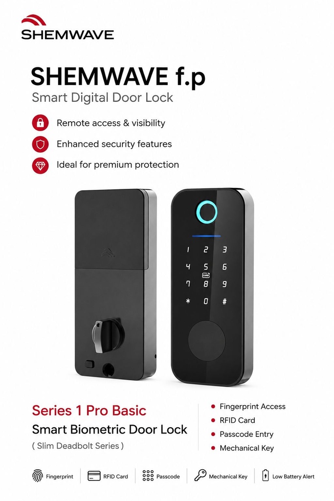 Series B2 Smart Biometric Door Lock